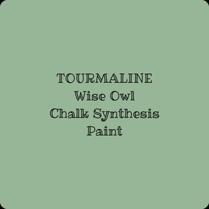 TOURMALINE Wise Owl Chalk Synthesis Paint Soft Green
