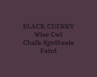 BLACK CHERRY Wise Owl Chalk Synthesis Paint