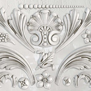 Acanthus Scroll 6"x10" Decor Mould IOD