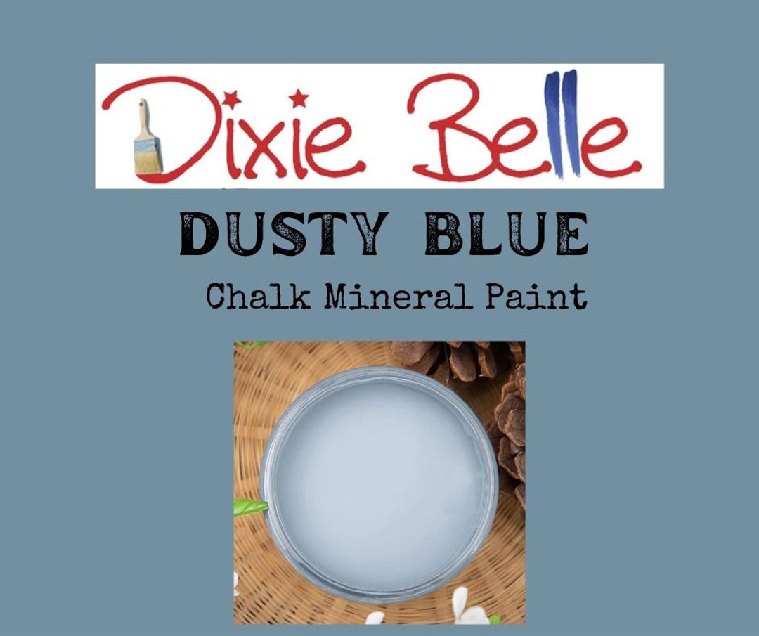32oz Chalk Mineral Paint- Dusty Blue