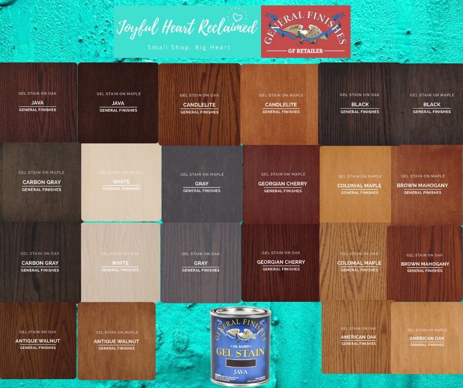 General Finishes Gel Stain American Oak, Antique Walnut, Brown