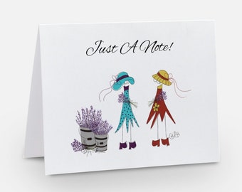 10 Note Cards - Just A Note!