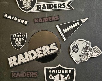 Las Vegas Raiders fabric for appliques / football appliques / Vikings