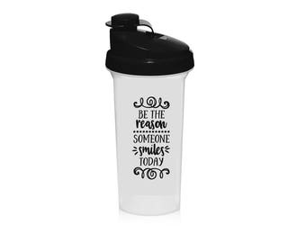 I Love Your Smile Decal Personalized Shaker Cup and Blender Bottle Decal Motivational Quote Decal Custom Gift
