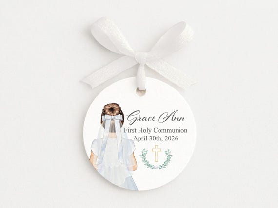 First Holy Communion Personalized Ornament for Boys & Girls