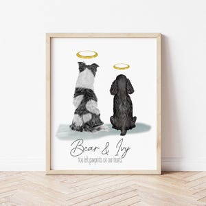 Odciski łap na naszych sercach – spersonalizowany portret zwierzaka z psami i kotami