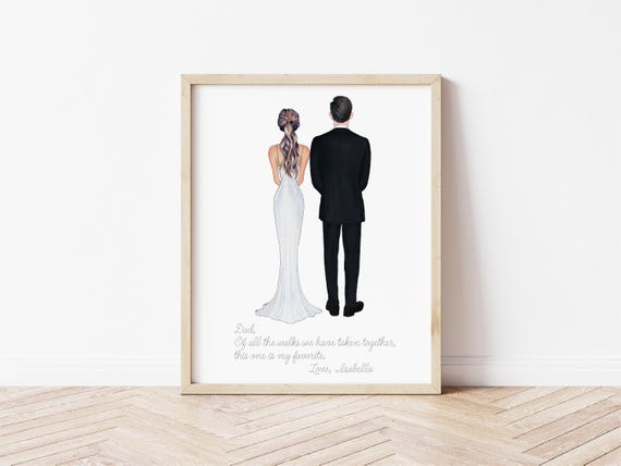 Father of the Bride Of All Our Walks Poem, Digital Download for Wedding Day