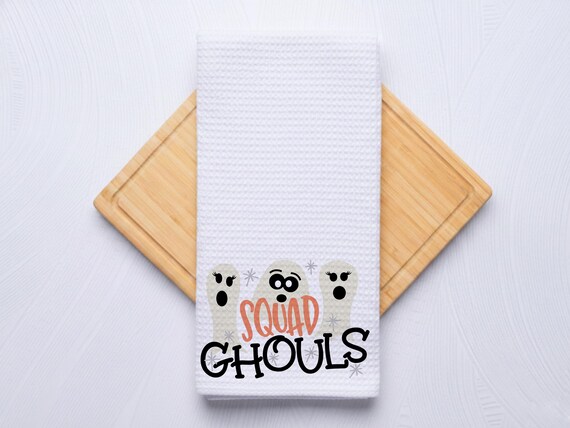 Squad Ghouls Goals Kitchen Hand Towel Ghosts
