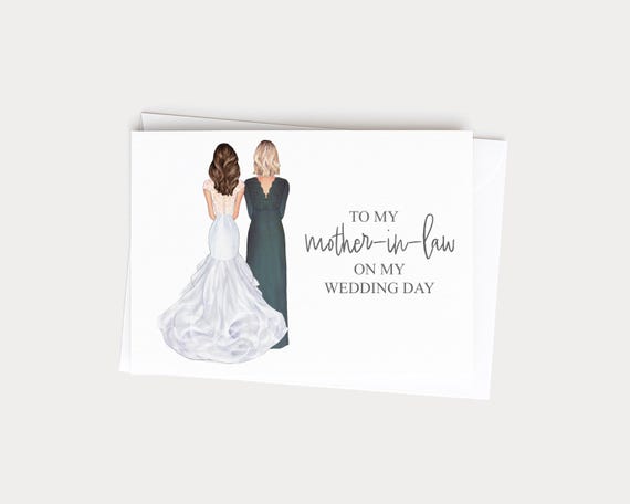 Mother in Law Wedding Day Greeting Card Gift