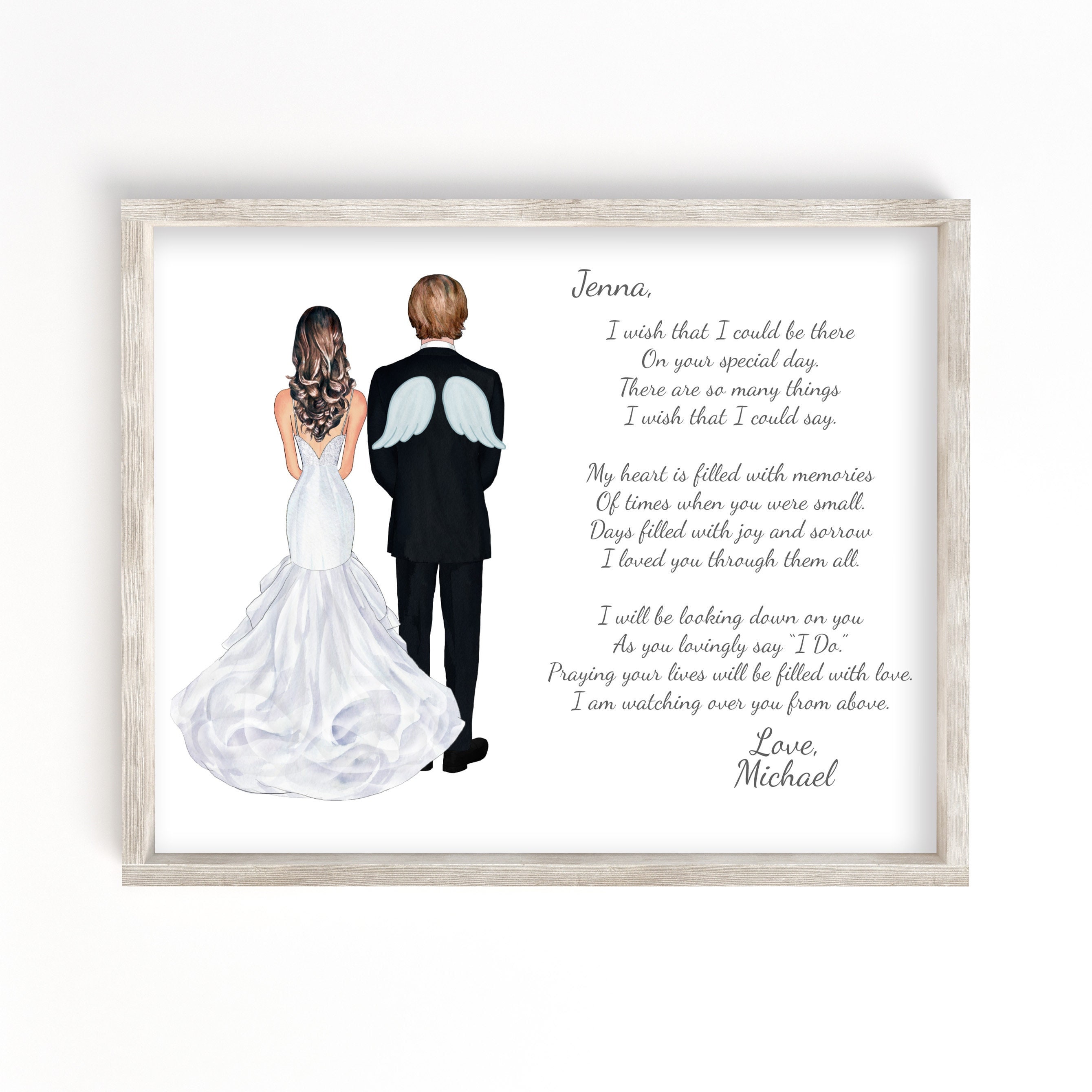 Personalized Wedding Gift, Wedding Gift for Brother, Wedding Gift for –  Letter Art Gifts