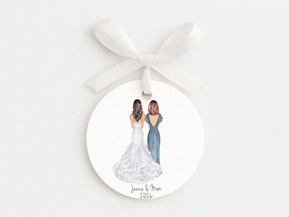 Mother of the Bride Personalized Wedding Ornament Gift