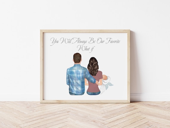 Personalized Baby Loss Memorial Portrait: Remembrance Gift (Digital Download)