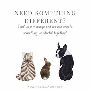 You Me and the Dogs Personalized Pet Portrait Gift, Custom Illustration for Pet Lovers, Pet ...