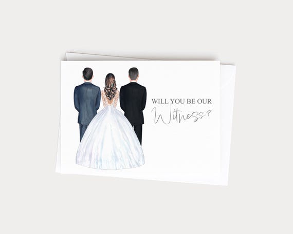 Will you Be Our Officiant Wedding Greeting Card Gift