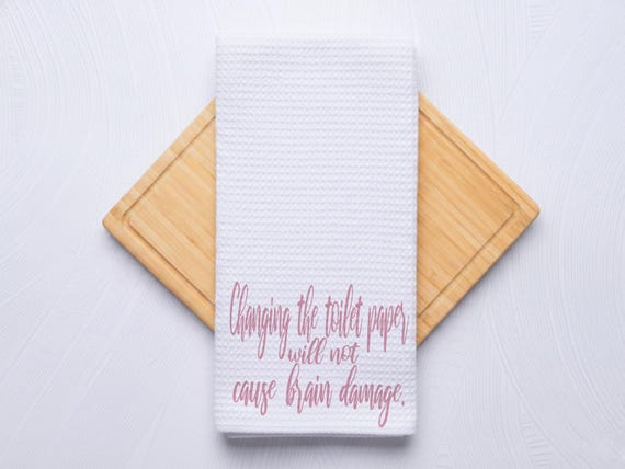Toilet Paper Rolls Custom Bathroom Hand Towel Gift