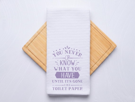 Toilet Paper Rolls Funny Bathroom Hand Towel Gift