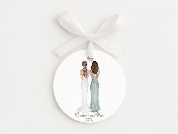 Mother of the Bride Personalized Wedding Ornament Gift