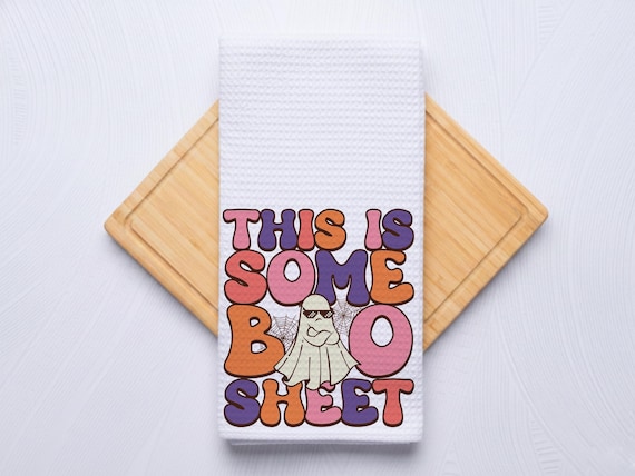 This is Boo Sheet Custom Kitchen or Bath Hand Towel