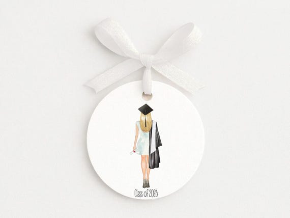College Or High School Portrait Custom Graduation Ornament Gift