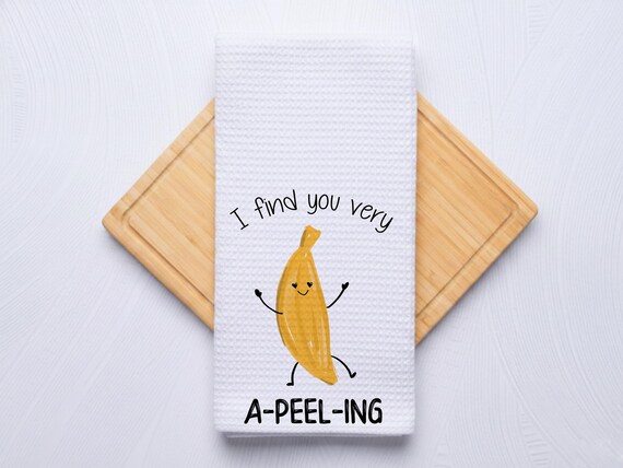 I Find You Appealing Custom Kitchen or Bath Hand Towel Gift