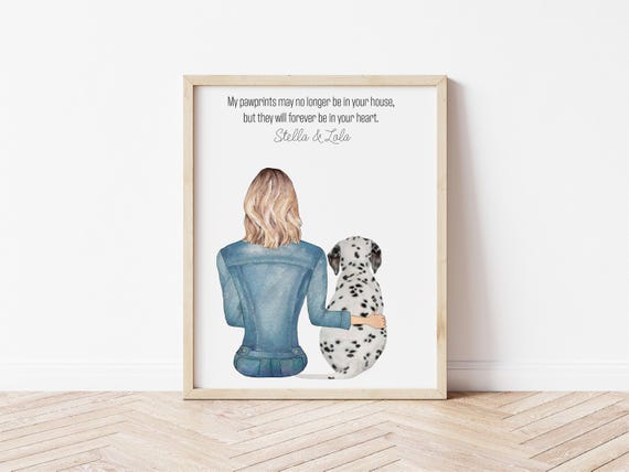 Personalized Pet Memorial Portrait: Custom Bereavement Gift (Digital Download)