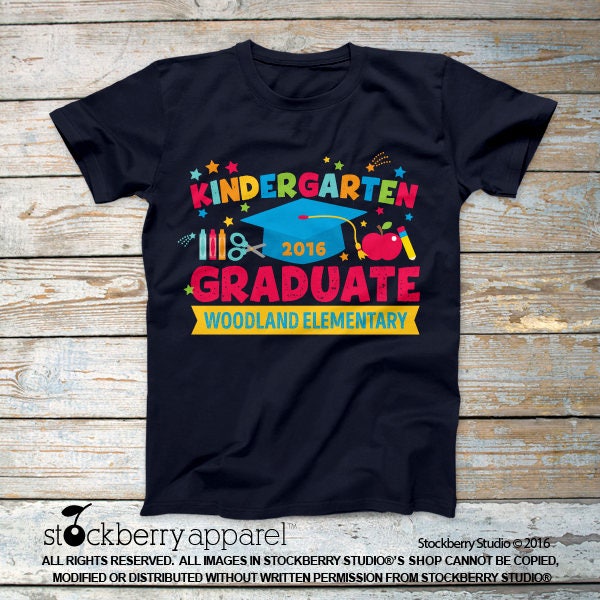 Kindergarten Graduation Shirt T Shirt Personalized | Etsy