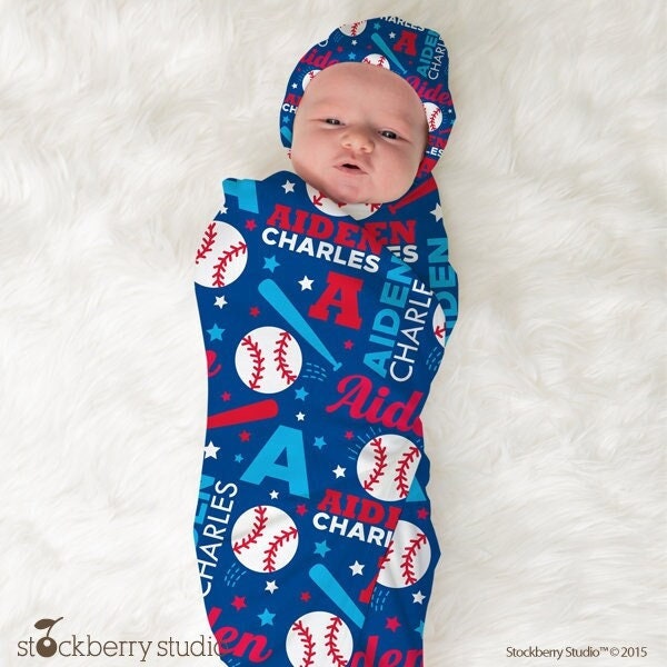 Washington Nationals MLB Red Blue Infant Baby Baseball Jersey Romper 0-3 Months