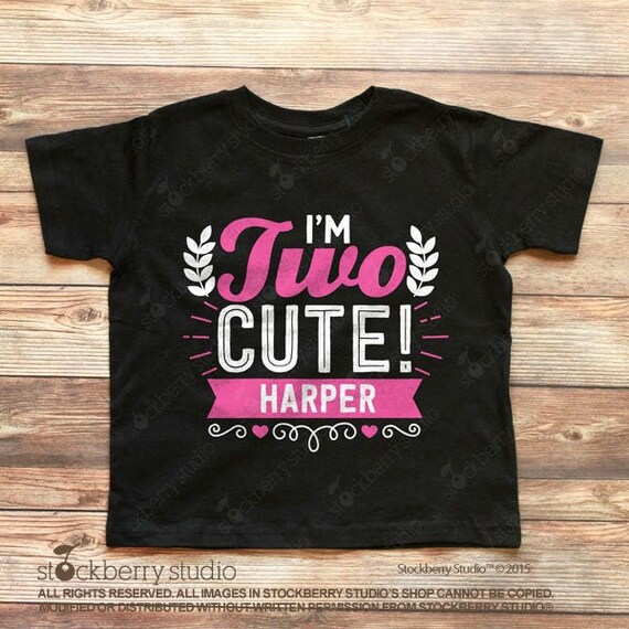 two cute birthday outfit