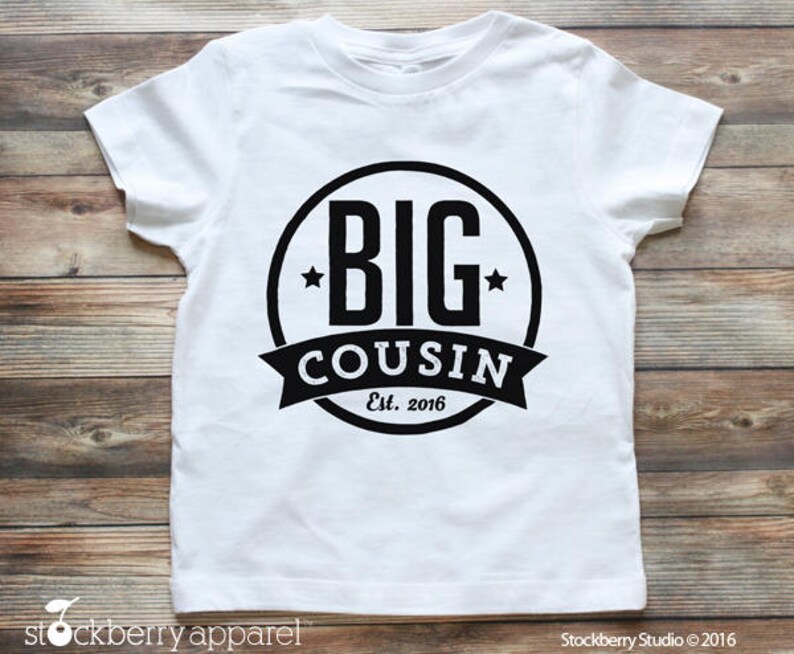 Big Cousin Shirt Personalized Big Cousin Shirt Big Cousin Raglan Shirt Big Cousin T Shirt I'm Going to be a Big Cousin image 2