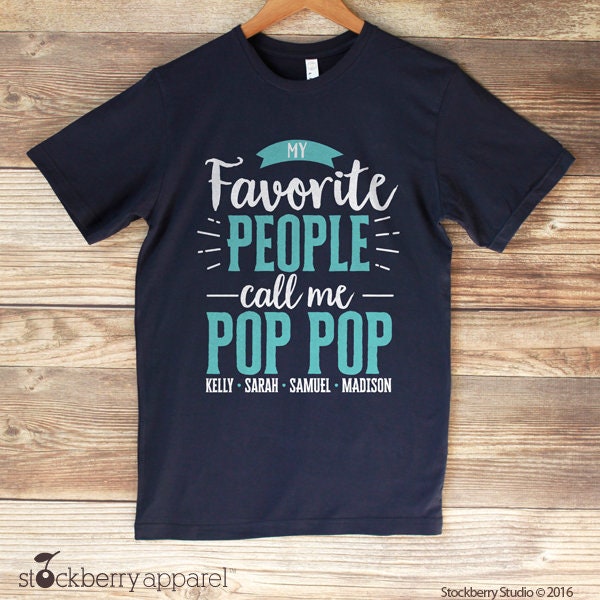 My Favorite People Call Me Grampy Shirt Fathers Day Gift for - Etsy