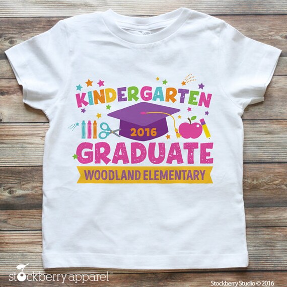 personalized kindergarten graduation t shirts