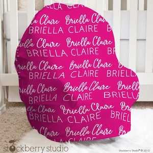 Girl Baby Car Seat Cover Personalized Boy Nursing Wrap Baby Carrier Cover Nursing Cover Stretchy Carseat Shopping Cart Cover Stroller Cover