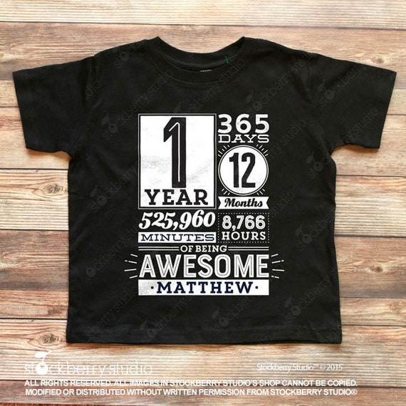 birthday shirt for 1 year old boy