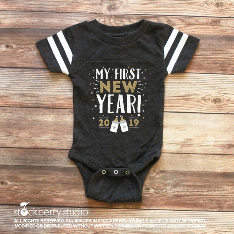 My First New Years Outfit Baby New Years Outfit Happy New | Etsy