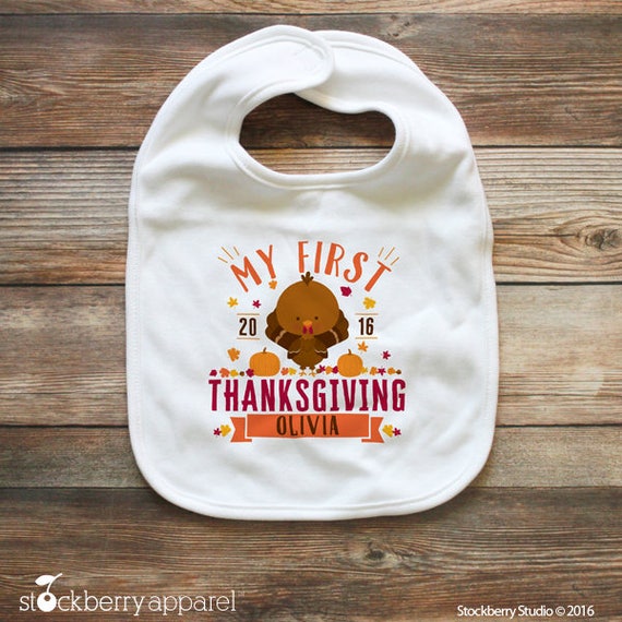 1st thanksgiving bib
