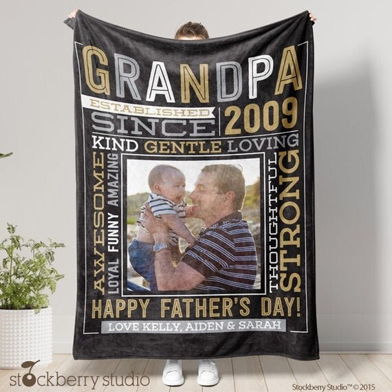 Grandpa Blanket by Stockberry Apparel Catch My Party