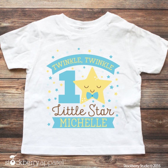 Twinkle Twinkle Little Star Birthday Shirt Twinkle Twinkle Little