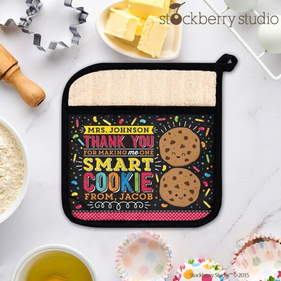 Potholder Teacher Gift Teacher Oven Mitt Personalized Teacher Appreciation Week Teacher Kitchen