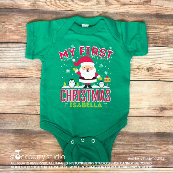 my first christmas shirt boy