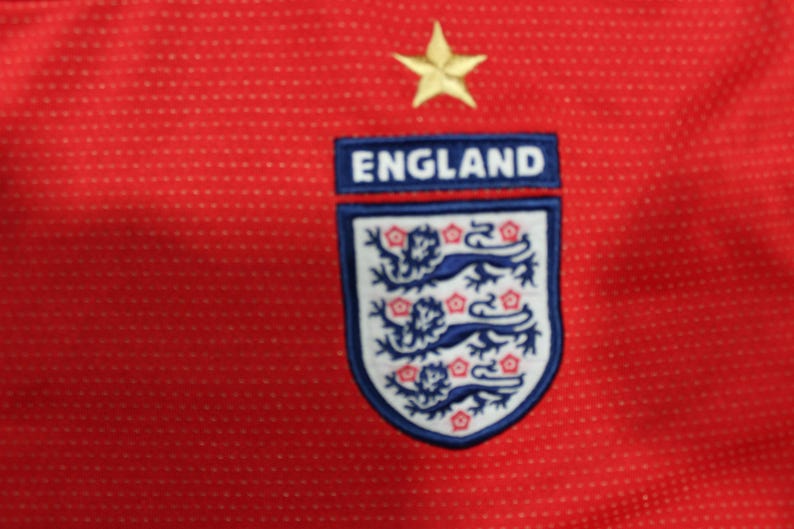 England Rashers England National Football Team Long Sleeve Jersey Youth XL Umbro Red ...