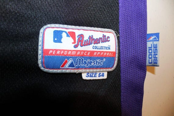 Maillot officiel de l'équipe Colorado Rockies Majestic gris pour