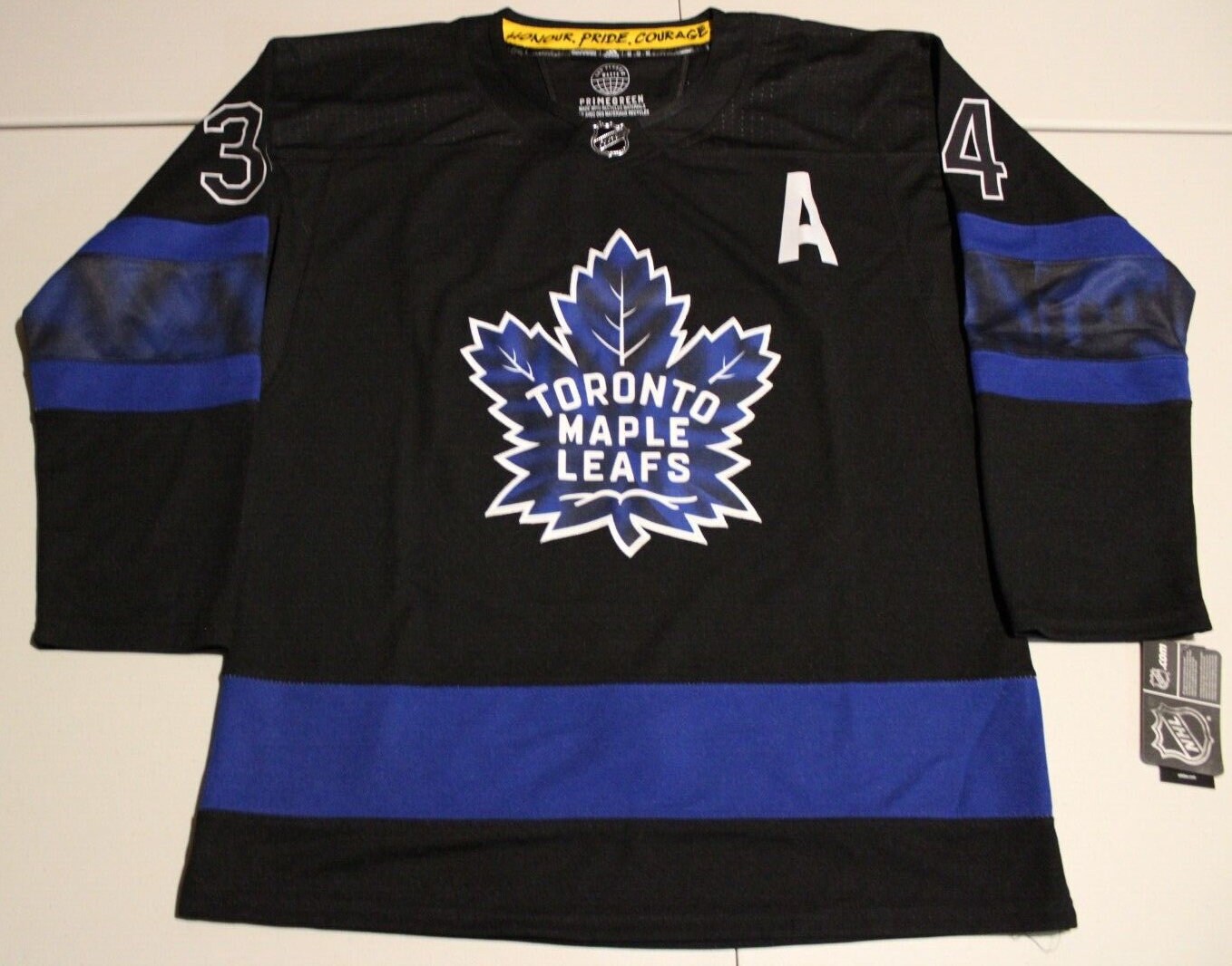 Toronto Maple Leafs x Drew House NHL Black Hockey Jersey Size 52