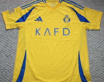 Camiseta adidas amarilla de local del Al-Nassr FC (24-25) XL para fútbol (Nueva equipación)