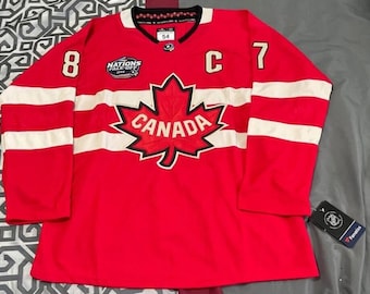 Team Canada 4 Nations Face-Off Hockey Sidney Crosby #87 Jersey Large Red NWT