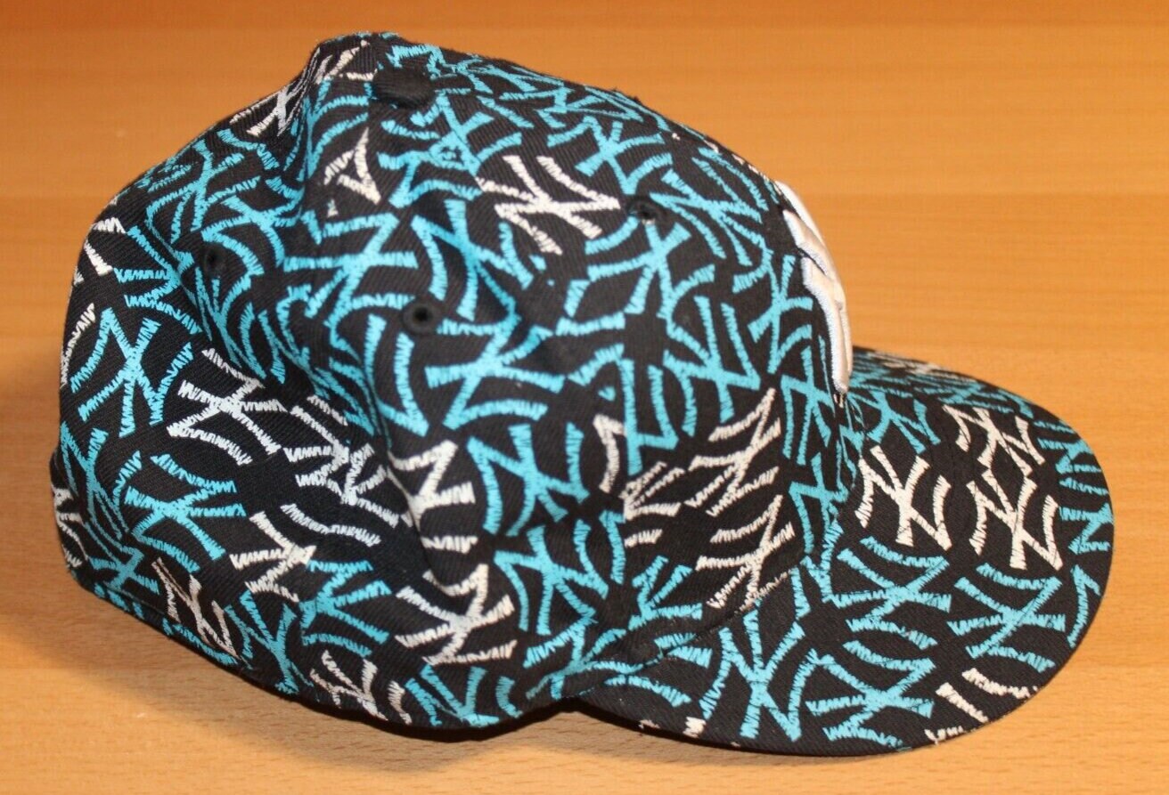 Casquette New York Yankees New Era 59Fifty – Taille 7 – Noir/Vert Citron – Rare