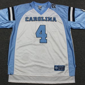 NCAA Vintage North Carolina Tar Heels #4 Fotbollströja Sydd Stor Foot Locker bild 1