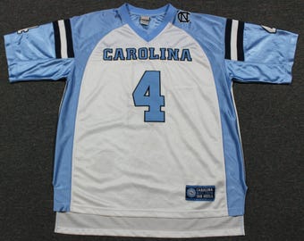 NCAA Vintage North Carolina Tar Heels #4 Fotbollströja Sydd Stor Foot Locker