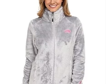The North Face Breast Cancer Awareness Osito 2 damesjack met rits klein grijs
