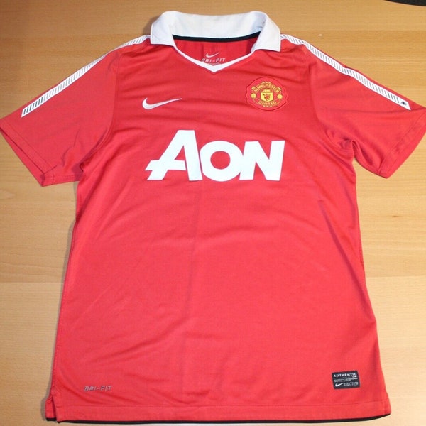 Manchester United Football Club AON Temi #10 Jersey Shirt Top Small Nike Red