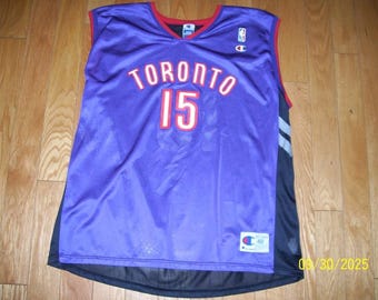 Vintage Raptors Champion Jersey Vintage Vince Carter Toronto